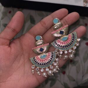Elegant Multicolor Statement Earrings